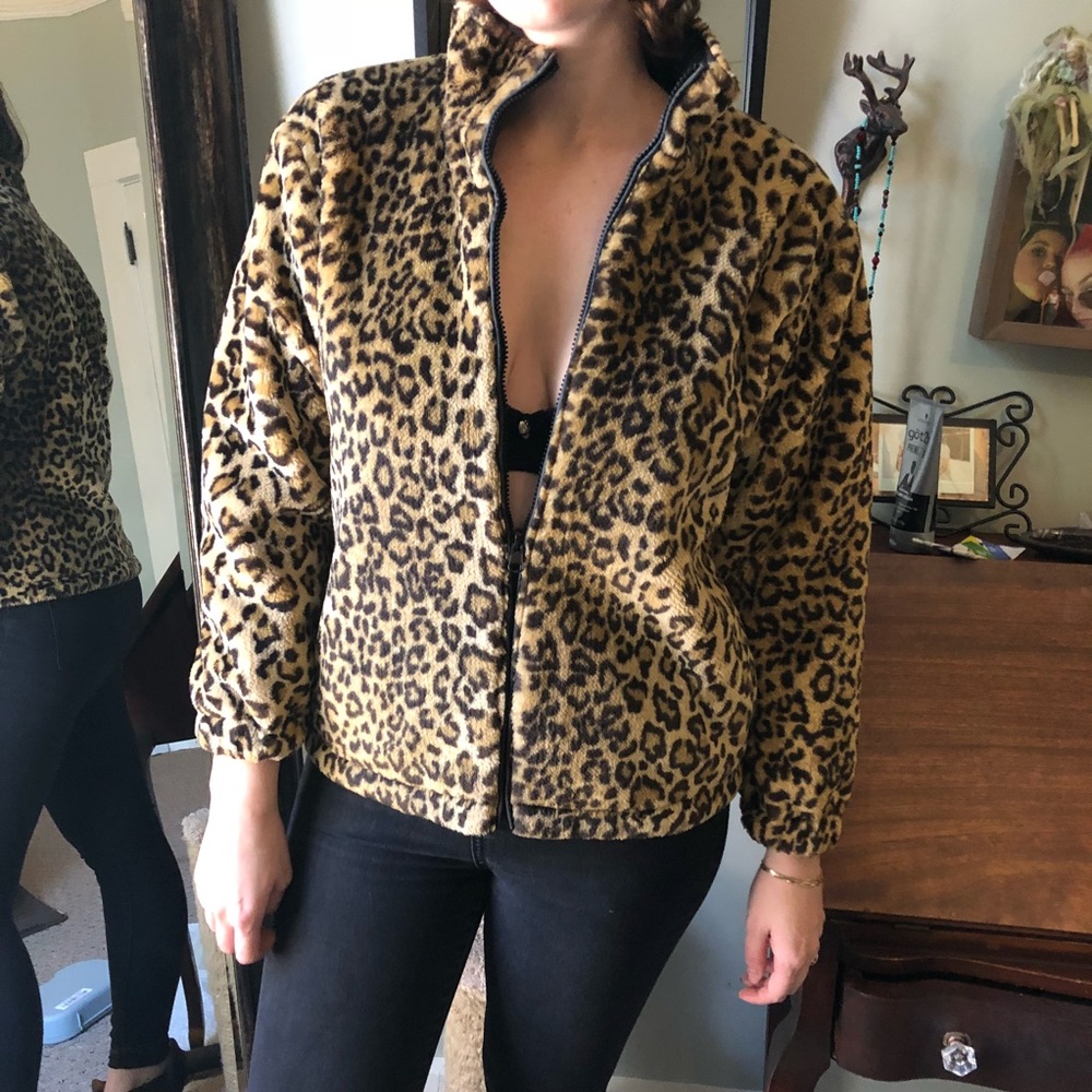 LEOPARD CHEETAH PRINT JACKET